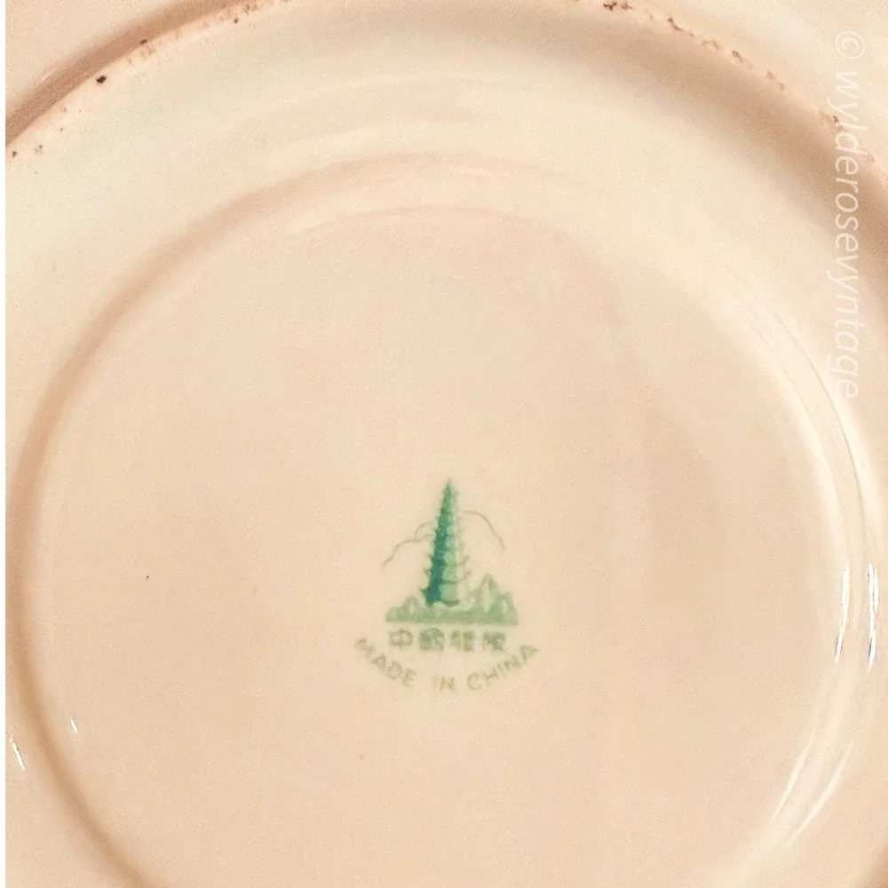 Floral‎ Classy Humor Saucer